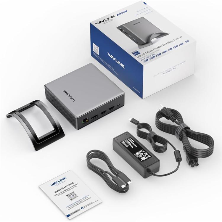 WAVLINK UMD27PRO 8K 30Hz / 4K 144Hz 140W PD HUB Adapter