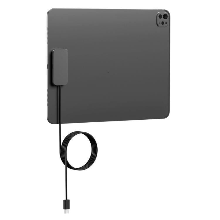 For iPad Pro 13 2025 Fast Charging Smart PIN Magnetic Charger Wireless Charging Pad with Type-C Cable, For iPad Pro 13 2025