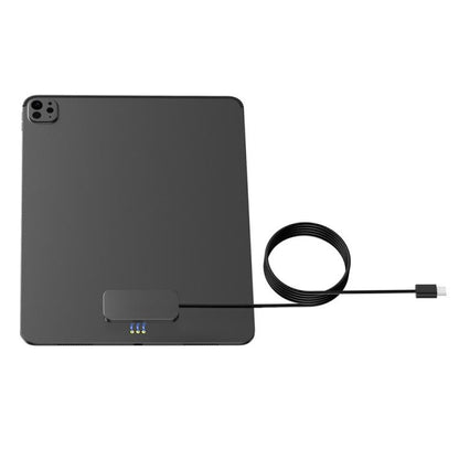 For iPad Pro 12.9 / Air 13 Fast Charging Smart PIN Magnetic Charger Wireless Charging Pad with Type-C Cable, For iPad Pro 12.9 / Air 13