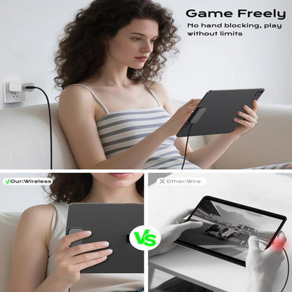 For iPad Pro 12.9 / Air 13 Fast Charging Smart PIN Magnetic Charger Wireless Charging Pad with Type-C Cable, For iPad Pro 12.9 / Air 13