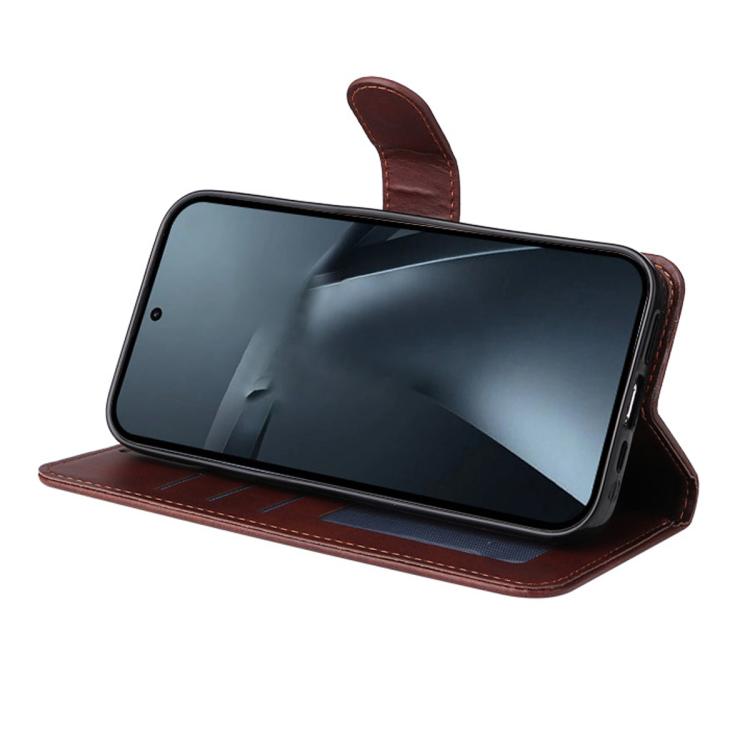 ENKAY Card Wallet Calf Texture Leather Phone Case with 0.18mm High Aluminum-silicon Glass Film, For Xiaomi 17T Pro, For Xiaomi 17T, For Xiaomi Poco X8 Pro Max 5G, For Xiaomi Poco X8 Pro 5G, For Xiaomi 17 Ultra, For Xiaomi 17 Pro Max, For Xiaomi 17 Pro ...