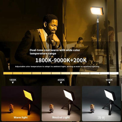 VLOGLITE K15RGB Photography Studio Camera Lamp 15W Full Color Fill Light RGB LED Video Light, K15RGB