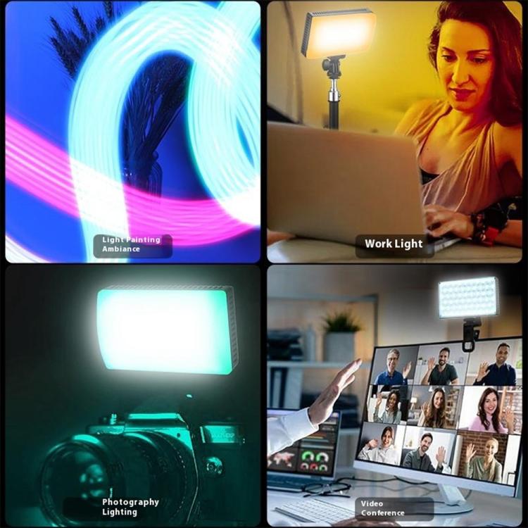 VLOGLITE K15RGB Photography Studio Camera Lamp 15W Full Color Fill Light RGB LED Video Light, K15RGB