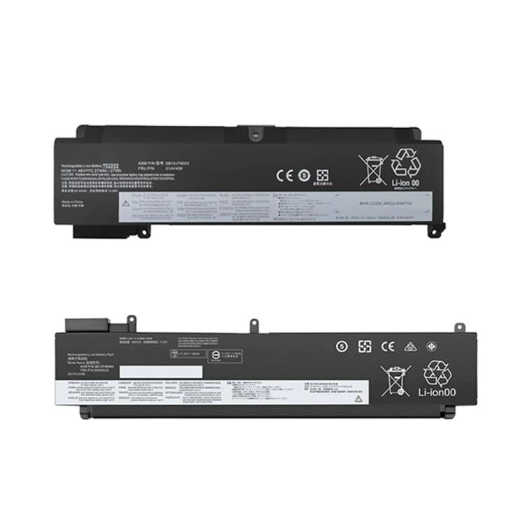 Batterie d'ordinateur portable pour Lenovo 01AV405 Version courte 00HW022 / Version longue T460S T470S T480S, 00HW022