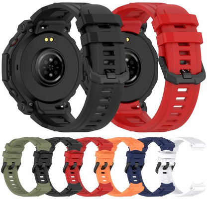 Quick Release Buckle Sport Silicone Watch Band, For Amazfit T-Rex 3 Pro 48mm