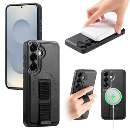 CaseNeo Finger Grip Strap MagSafe Back Phone Case, For Samsung Galaxy S25 Edge 5G, For Samsung Galaxy S25 Ultra 5G, For Samsung Galaxy S24 / S25 5G, For Samsung Galaxy S24+ / S25+ 5G