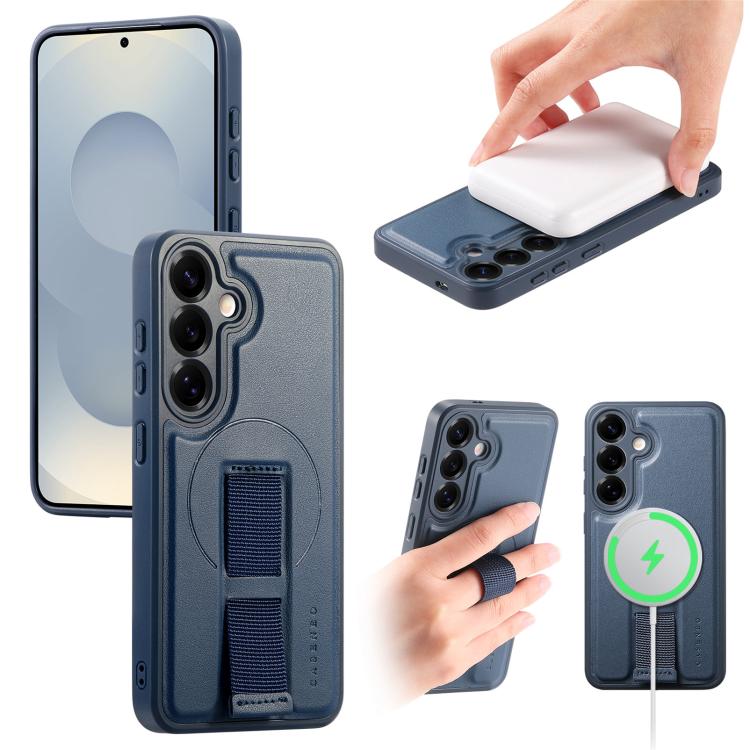 CaseNeo Finger Grip Strap MagSafe Back Phone Case, For Samsung Galaxy S25 Edge 5G, For Samsung Galaxy S25 Ultra 5G, For Samsung Galaxy S24 / S25 5G, For Samsung Galaxy S24+ / S25+ 5G