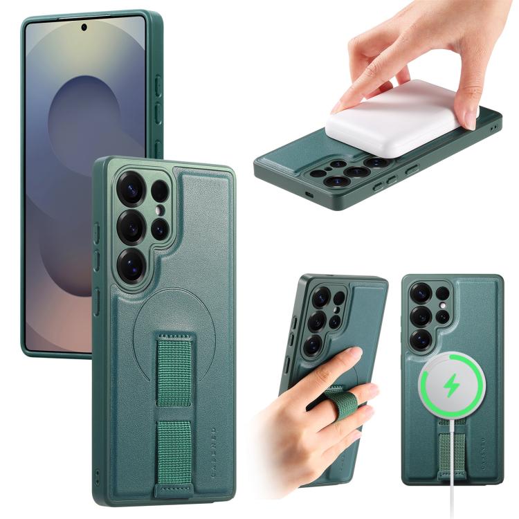 CaseNeo Finger Grip Strap MagSafe Back Phone Case, For Samsung Galaxy S25 Edge 5G, For Samsung Galaxy S25 Ultra 5G, For Samsung Galaxy S24 / S25 5G, For Samsung Galaxy S24+ / S25+ 5G