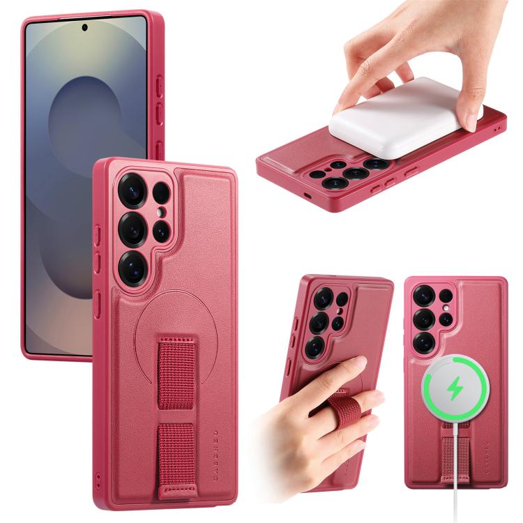 CaseNeo Finger Grip Strap MagSafe Back Phone Case, For Samsung Galaxy S25 Edge 5G, For Samsung Galaxy S25 Ultra 5G, For Samsung Galaxy S24 / S25 5G, For Samsung Galaxy S24+ / S25+ 5G
