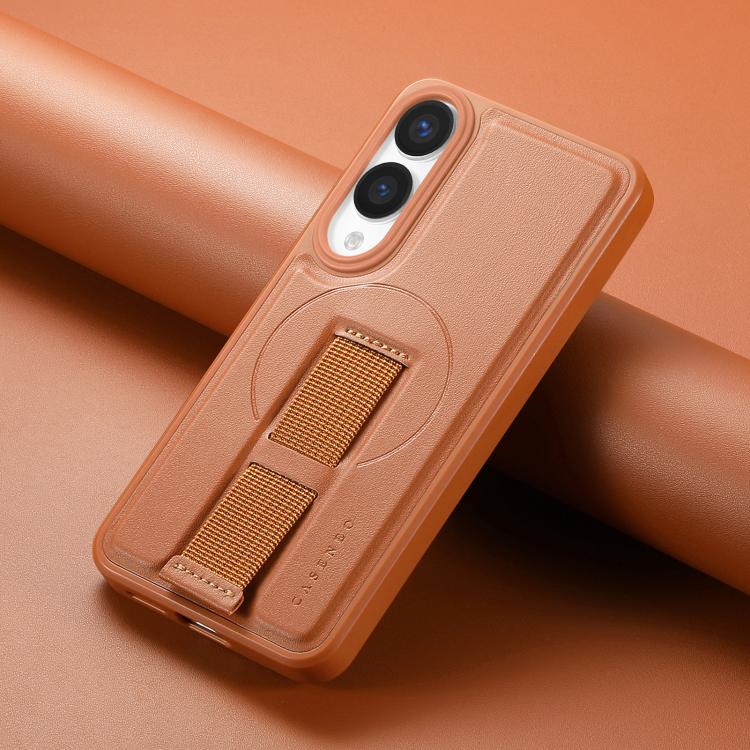 CaseNeo Finger Grip Strap MagSafe Back Phone Case, For Samsung Galaxy S25 Edge 5G, For Samsung Galaxy S25 Ultra 5G, For Samsung Galaxy S24 / S25 5G, For Samsung Galaxy S24+ / S25+ 5G