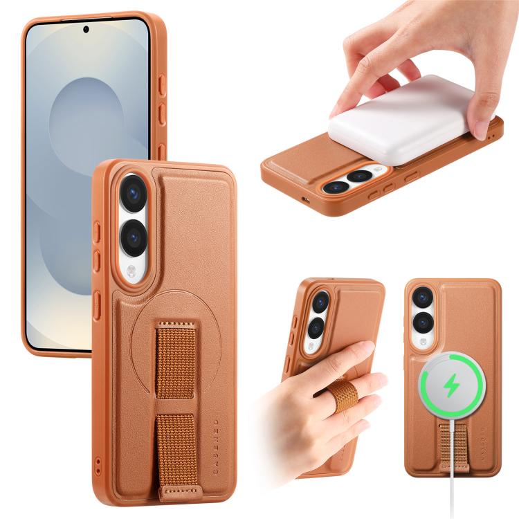 CaseNeo Finger Grip Strap MagSafe Back Phone Case, For Samsung Galaxy S25 Edge 5G, For Samsung Galaxy S25 Ultra 5G, For Samsung Galaxy S24 / S25 5G, For Samsung Galaxy S24+ / S25+ 5G