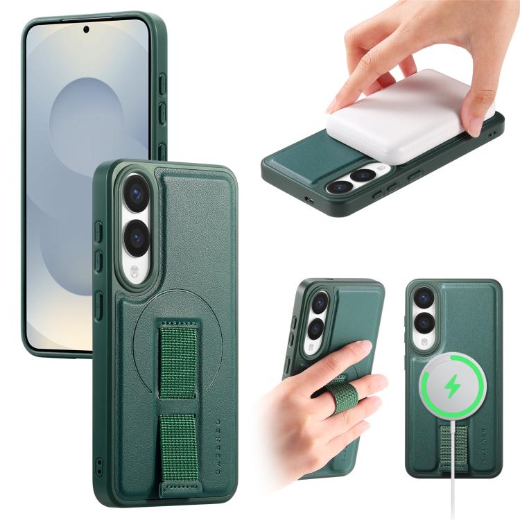 CaseNeo Finger Grip Strap MagSafe Back Phone Case, For Samsung Galaxy S25 Edge 5G, For Samsung Galaxy S25 Ultra 5G, For Samsung Galaxy S24 / S25 5G, For Samsung Galaxy S24+ / S25+ 5G