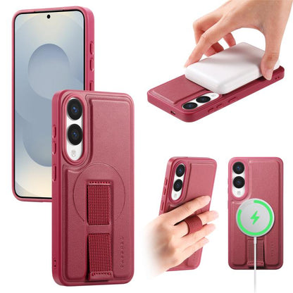 CaseNeo Finger Grip Strap MagSafe Back Phone Case, For Samsung Galaxy S25 Edge 5G, For Samsung Galaxy S25 Ultra 5G, For Samsung Galaxy S24 / S25 5G, For Samsung Galaxy S24+ / S25+ 5G
