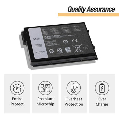 Laptop Battery For Dell Latitude 5424 5420 Rugged Latitude 7424 Rugged Extreme P137G