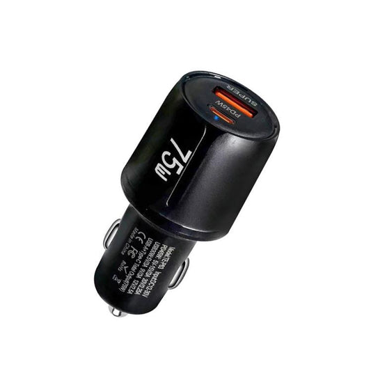 TE-P63 PD45W Chargeur de voiture multi-protocoles USB-C+USB 3.0, TE-P63