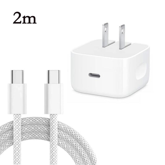 A3365 PD40W USB-C / Type-C Interface Foldable Charger with Type-C to Type-C Data Cable, US Plug