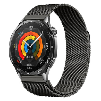 Bracelet de montre milanais magnétique à pression en acier inoxydable, 22 mm, 20 mm, 18 mm