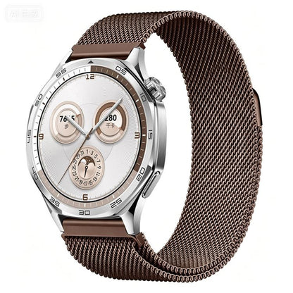 Bracelet de montre milanais magnétique à pression en acier inoxydable, 22 mm, 20 mm, 18 mm