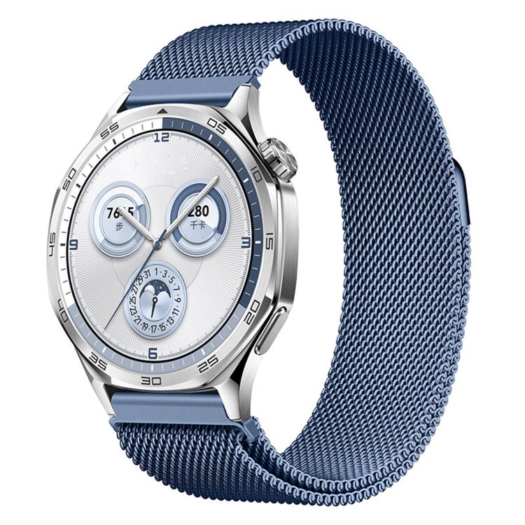 Bracelet de montre milanais magnétique à pression en acier inoxydable, 22 mm, 20 mm, 18 mm