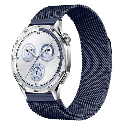 Bracelet de montre milanais magnétique à pression en acier inoxydable, 22 mm, 20 mm, 18 mm