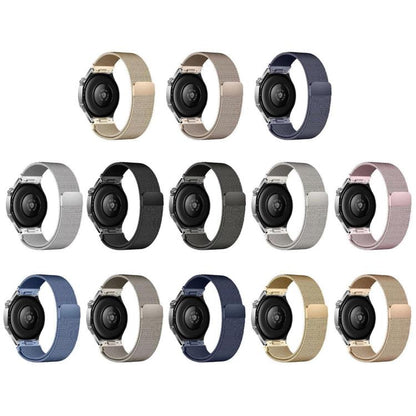 Bracelet de montre milanais magnétique à pression en acier inoxydable, 22 mm, 20 mm, 18 mm