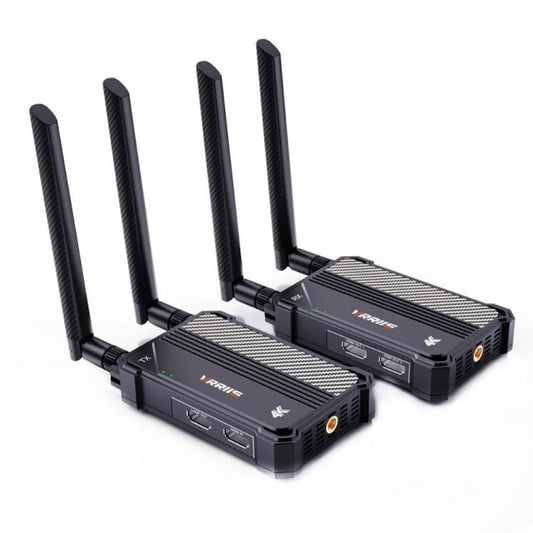 VRRIIS WL095 P Long Range Dual Band Low Latency 4K Ultra HD Wireless Transmitter Receiver Kit, US Plug, EU Plug, UK Plug, AU Plug
