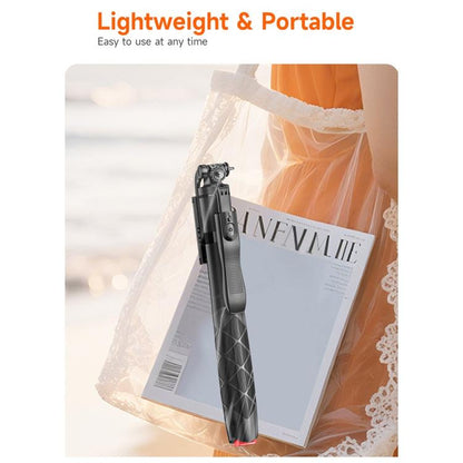 L16TT Auto Pop Up Tripod Anti Shake Floor Stand Aluminum Alloy Pole Extendable Selfie Stick