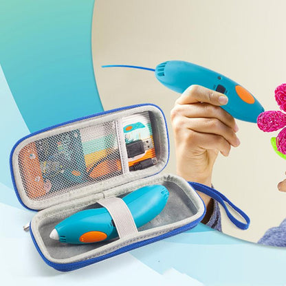 For 3Doodler Start+ Essentials 2024 / 2023 3D Printing Pen Storage Bag Portable Handle Hand Carrying Case