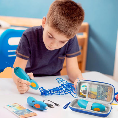 For 3Doodler Start+ Essentials 2024 / 2023 3D Printing Pen Storage Bag Portable Handle Hand Carrying Case