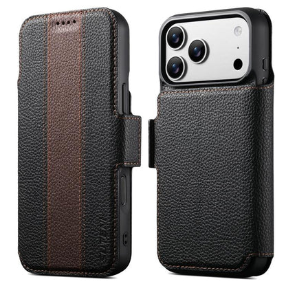 Suteni Q08 2-in-1 Multi-function Magnetic Wallet Big Litchi Vegan Leather Phone Case, For iPhone 18 Pro, For iPhone 18 Pro Max, For iPhone 17 Pro Max, For iPhone 17 Pro, For iPhone 17, For iPhone 16 Pro Max, For iPhone 16 Pro, For iPhone 16            ...