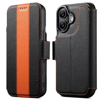 Suteni Q08 2-in-1 Multi-function Magnetic Wallet Big Litchi Vegan Leather Phone Case, For iPhone 18 Pro, For iPhone 18 Pro Max, For iPhone 17 Pro Max, For iPhone 17 Pro, For iPhone 17, For iPhone 16 Pro Max, For iPhone 16 Pro, For iPhone 16            ...