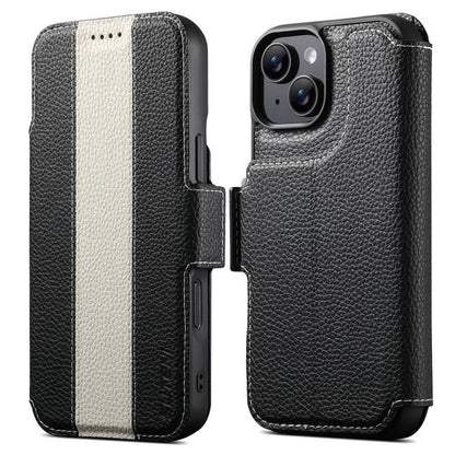 Suteni Q08 2-in-1 Multi-function Magnetic Wallet Big Litchi Vegan Leather Phone Case, For iPhone 18 Pro, For iPhone 18 Pro Max, For iPhone 17 Pro Max, For iPhone 17 Pro, For iPhone 17, For iPhone 16 Pro Max, For iPhone 16 Pro, For iPhone 16            ...