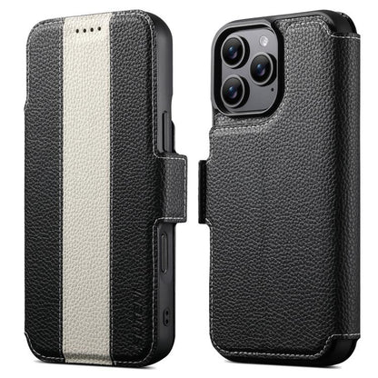 Suteni Q08 2-in-1 Multi-function Magnetic Wallet Big Litchi Vegan Leather Phone Case, For iPhone 18 Pro, For iPhone 18 Pro Max, For iPhone 17 Pro Max, For iPhone 17 Pro, For iPhone 17, For iPhone 16 Pro Max, For iPhone 16 Pro, For iPhone 16            ...