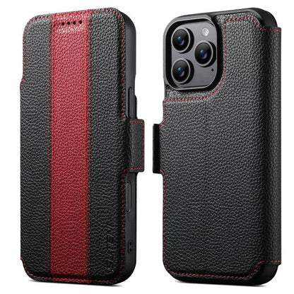 Suteni Q08 2-in-1 Multi-function Magnetic Wallet Big Litchi Vegan Leather Phone Case, For iPhone 18 Pro, For iPhone 18 Pro Max, For iPhone 17 Pro Max, For iPhone 17 Pro, For iPhone 17, For iPhone 16 Pro Max, For iPhone 16 Pro, For iPhone 16            ...