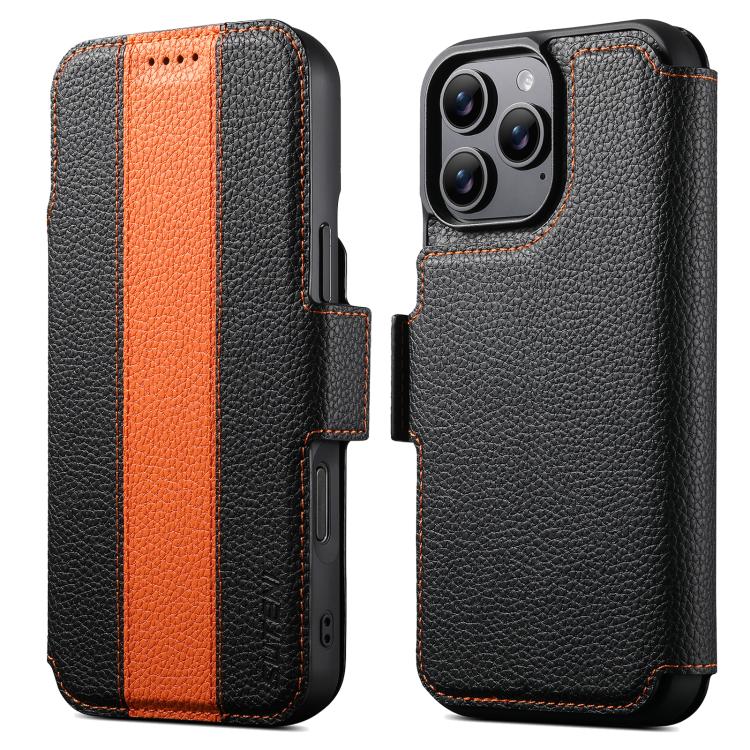 Suteni Q08 2-in-1 Multi-function Magnetic Wallet Big Litchi Vegan Leather Phone Case, For iPhone 18 Pro, For iPhone 18 Pro Max, For iPhone 17 Pro Max, For iPhone 17 Pro, For iPhone 17, For iPhone 16 Pro Max, For iPhone 16 Pro, For iPhone 16            ...