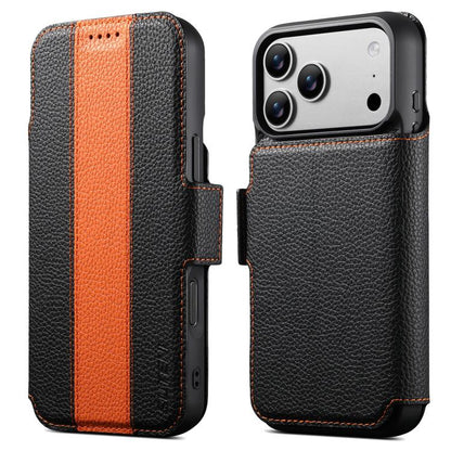 Suteni Q08 2-in-1 Multi-function Magnetic Wallet Big Litchi Vegan Leather Phone Case, For iPhone 18 Pro, For iPhone 18 Pro Max, For iPhone 17 Pro Max, For iPhone 17 Pro, For iPhone 17, For iPhone 16 Pro Max, For iPhone 16 Pro, For iPhone 16            ...