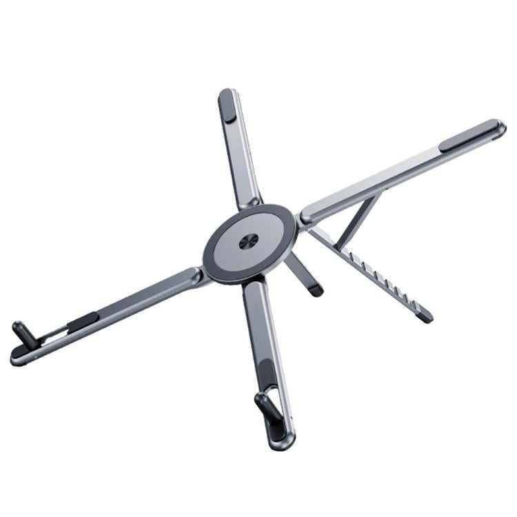 E05 Multi-Function Magnetic Aluminum Alloy Phone Holder Portable Desktop Stand for Tablet PC