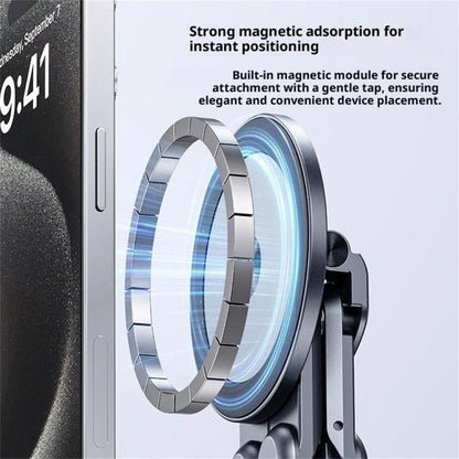 E05 Multi-Function Magnetic Aluminum Alloy Phone Holder Portable Desktop Stand for Tablet PC