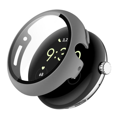 ENKAY Hat-Prince Full Coverage Tempered Glass Film Integrated PC Watch Cover, Google Pixel Watch 4 45mm, For Google Pixel Watch 4 41mm