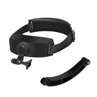 For DJI Action 5 Pro / 4 / 3 Hands-Free Driving Recorder & Sports Camera Mount Head Strap