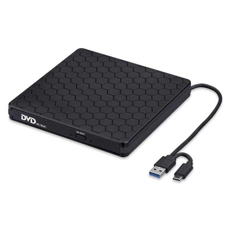 BT686 External DVD Drive USB 3.0 / Type-C Portable Optical Drive / CD Burner For Desktop / Laptop