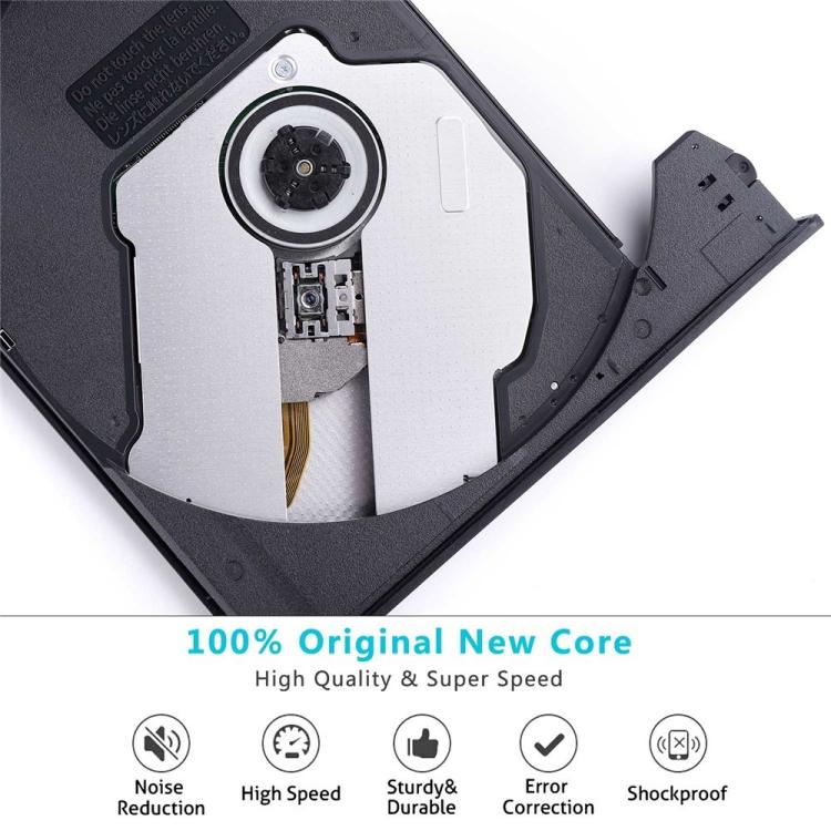 BT686 External DVD Drive USB 3.0 / Type-C Portable Optical Drive / CD Burner For Desktop / Laptop