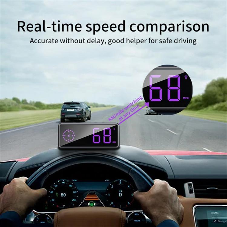 C79 Overspeed Head-Up Warning Device Vehicle Multifunctional HUD GPS Speedometer Display