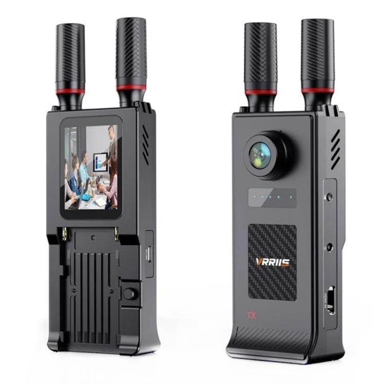 VRRIIS 085 P With LCD Display 1080P HD 400m Range Wireless Video Transmitter and Receiver Kit