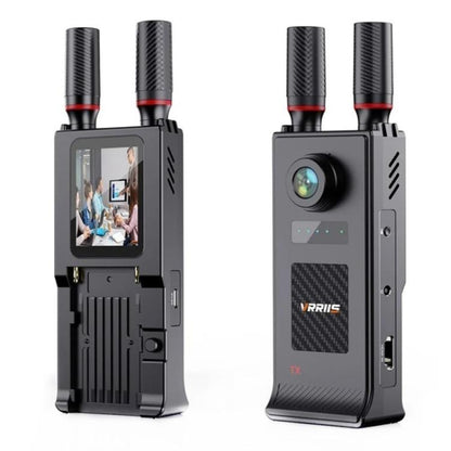 VRRIIS 085 P With LCD Display 1080P HD 400m Range Wireless Video Transmitter and Receiver Kit