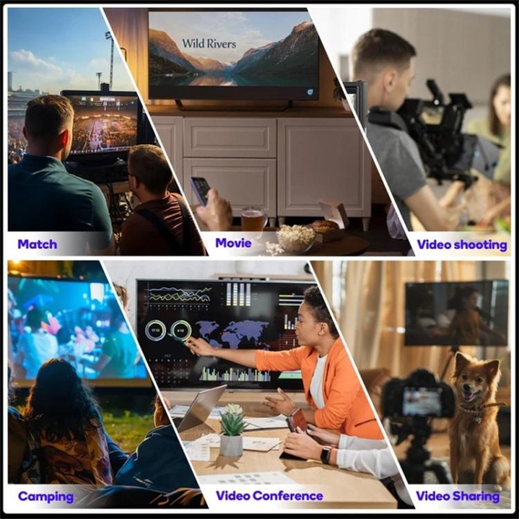 VRRIIS 085 P With LCD Display 1080P HD 400m Range Wireless Video Transmitter and Receiver Kit