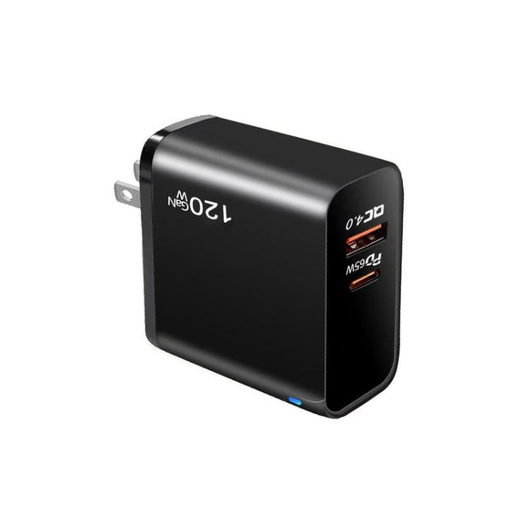 TE-PD65 GaN PD 65W + QC4.0 USB Fully Compatible Protocol Charger for MacBook ，US Plug