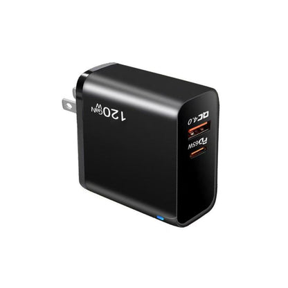 TE-PD65 GaN PD 65W + QC4.0 USB Fully Compatible Protocol Charger for MacBook ，US Plug