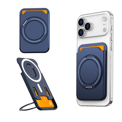 Colourful Ring MagSafe Magnetic 360-Degree Rotating Stand Card Holder