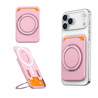Colourful Ring MagSafe Magnetic 360-Degree Rotating Stand Card Holder